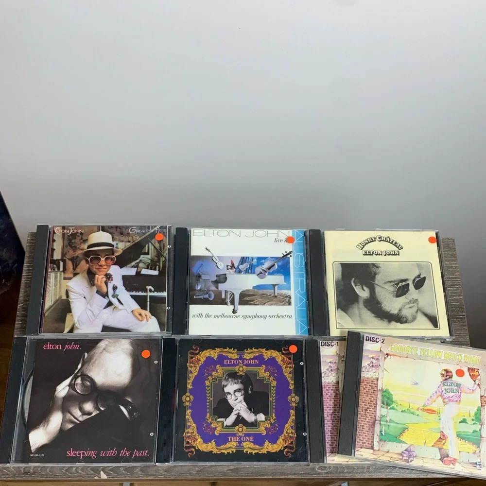 Elton John CD’s lot Of 7 USED  Pop Rock Icon Pride Sleeve Covers Albums Bundle